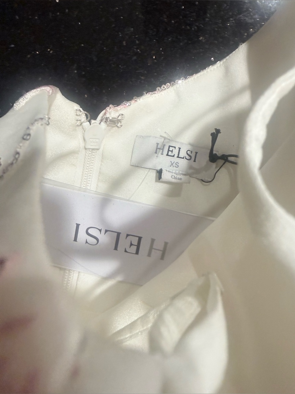 Helsi Adela Embroidered Mesh A-Line Midi Dress Size XS NWT - Picture 9 of 9